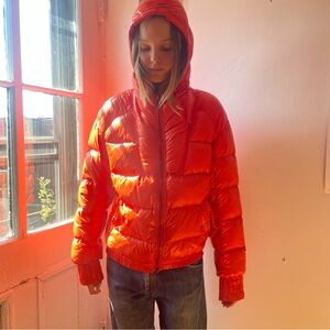Orange Diesel Winter Puffer